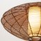 Pendant Lamp in Woven Rattan and Parchment, 1950s 10