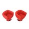 Fauteuils Tulipe en Tissu Rouge par Jeffrey Bernett pour B&B Italia, 2000s, Set de 2 2