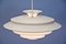 Danish Pendant Lamp in White from Form Light, 1970s 6