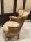 Mid-19th Century Chaise Lounge Living Room Set in Vienna Straw, France, Set of 3 5