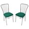 Chaises Mid-Century en Chrome, 1980s, Set de 2 1