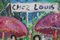 Pranzo da Chez Louis, Roland Dubuc, anni '70, olio su tela, Immagine 7
