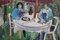 Almuerzo en Chez Louis, Roland Dubuc, años 70, óleo sobre lienzo, Imagen 15