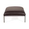 Brown Leather Stool from Brühl & Sippold Roro 8