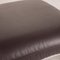 Brown Leather Stool from Brühl & Sippold Roro, Image 3