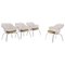 Luta White and Green Accent Chairs by Antonio Citterio for B&B Italia / C&B Italia, Set of 4, 2000 1