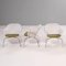 Luta White and Green Accent Chairs by Antonio Citterio for B&B Italia / C&B Italia, Set of 4, 2000 11