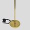 Brass and Glass Italian Floor Lamps, 1980s, Set of 2 3