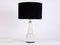 Spanish Table Lamp with Glass Base, Image 1