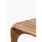 Handgefertigter Spline Tisch aus Nussholz von Maxime Goléo 5