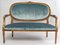 Louis XVI Stil Salon Sofa aus vergoldetem Holz 9