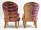 Small Gilded Beechwood Armchairs, Set of 2, Image 2