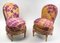 Small Gilded Beechwood Armchairs, Set of 2, Image 3