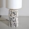 Table Sculptural Lamp with Enamelled Ceramic Structure, 1960s, Image 2