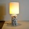 Lámpara de mesa escultural con estructura de cerámica esmaltada, años 60, Imagen 5