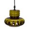 Yellow Ceramic Herda Pendant Lamps, Set of 2 1