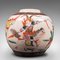 Jarrón Edo japonés antiguo pequeño de cerámica, década de 1850, Imagen 10