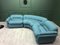 Modular Italian Blue Sofa from Rossi di Albizzate, Set of 3 4