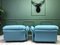 Modular Italian Blue Sofa from Rossi di Albizzate, Set of 3 17