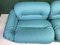 Modular Italian Blue Sofa from Rossi di Albizzate, Set of 3 5