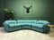 Modulares Italienisches Sofa in Blau von Rossi di Albizzate, 3er Set 2