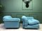 Modular Italian Blue Sofa from Rossi di Albizzate, Set of 3, Image 18