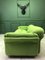 Vintage Italian Green Modular Sofa from Rossi di Albizzate, Set of 2 8