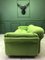 Vintage Italian Green Modular Sofa from Rossi di Albizzate, Set of 2, Image 8