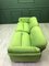 Vintage Italian Green Modular Sofa from Rossi di Albizzate, Set of 2 9