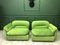 Vintage Italian Green Modular Sofa from Rossi di Albizzate, Set of 2, Image 7