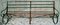Large Regency Iron Strapwork Bench 13