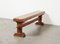 French Rustic Oak Bench, 1920s, Image 5