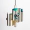 Space Age Spirelli Pendant Lamp in Turquoise, Image 4