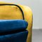 Chaise Pivotante Vintage en Velours Bleu, 1960s 6