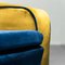 Vintage Blue Velvet Swivel Chair, 1960s, Image 6