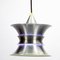 Lampada in metallo e viola di Bent Nordsted per Lyskaer Belysning, Immagine 1