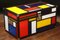 Baule nello stile di Piet Mondrian, Immagine 2