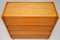 Vintage Satin Birch Chest of Drawers, 1950s, Image 9