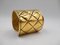 Vintage Gold Quilted Cuff Bracelet from Chanel 6