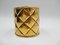 Vintage Gold Quilted Cuff Bracelet from Chanel 5