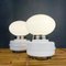 Vintage White Table Lamps, Italy, 1980s, Set of 2, Image 4