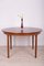 Round Extendable Dining Table from McIntosh, 1960s, Image 3