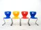 Lupo Chair by V. Panton for VS, 1990s, Set of 4 5