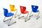 Lupo Chair by V. Panton for VS, 1990s, Set of 4 3
