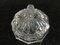 Vintage Crystal Glass Chocolate Box with Lid, 1950s 1