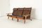 Ge-375 Leather Sofa by Hans J. Wegner for Getama 1