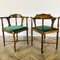Antique Edwardian Inlaid Mahogany Corner Chairs, 1900s, Set of 2, Image 3