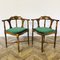 Antique Edwardian Inlaid Mahogany Corner Chairs, 1900s, Set of 2, Image 1