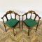 Antique Edwardian Inlaid Mahogany Corner Chairs, 1900s, Set of 2, Image 6