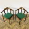 Chaises d'Angle Édouardiennes Antiques en Acajou Marqueté, 1900s, Set de 2 6